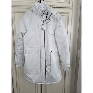 Awaknd Land Winter Coat Parka Men's Xl White Hooded